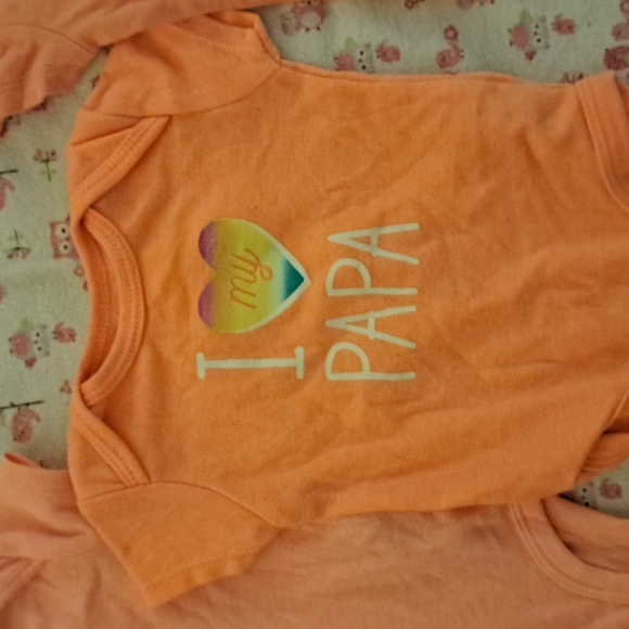 3 pack Carter's 3 months Onsies, pink - Picture 3 of 4